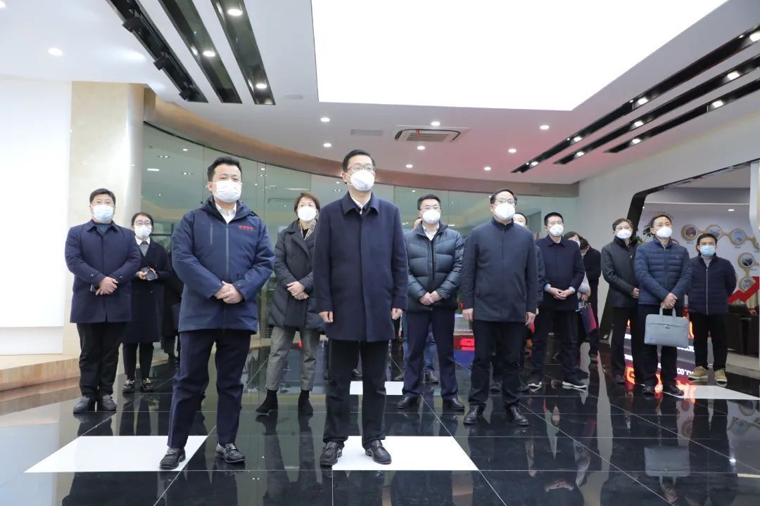 省市場監(jiān)管局局長沈海斌一行來國茂走訪調(diào)研